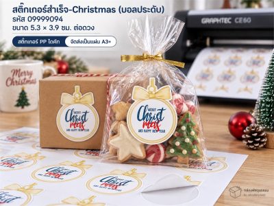 สติ๊กเกอร์สำเร็จ-Christmas (บอลประดับ)
